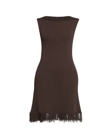 Proenza Schouler Saski Textured Fringe Dress | Thumbnail 1