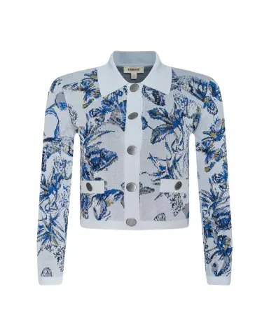 L'Agence Western Toile Osiris Jacquard Cardigan | Thumbnail 1 L'Agence Western Toile Osiris Jacquard Cardigan | Thumbnail 1