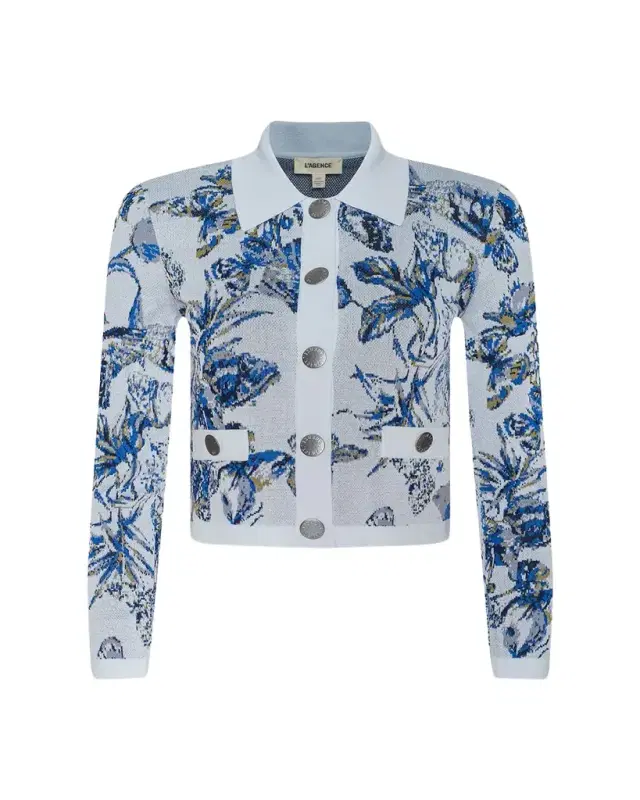 Western Toile Osiris Jacquard Cardigan