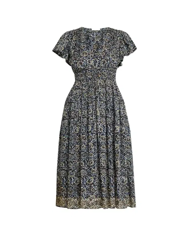 Ulla Johnson Lyria Printed Cotton Midi Dress
