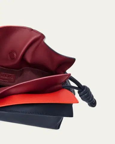 LOEWE Flamenco Layered Leather Clutch Bag | Thumbnail 4