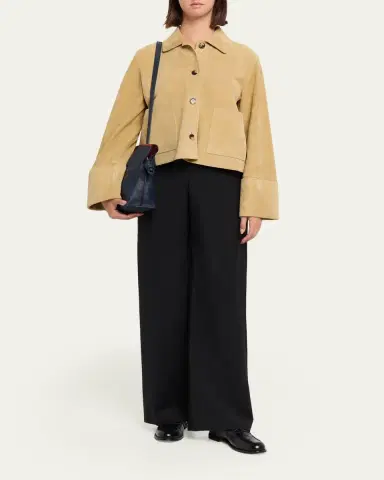 LOEWE Flamenco Layered Leather Clutch Bag | Thumbnail 5