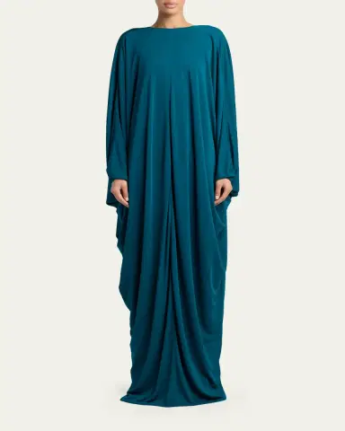 Tom Ford Draped Jersey High-Low Caftan Dress | Thumbnail 2