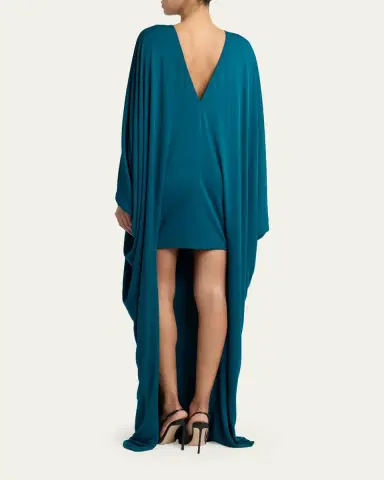 Tom Ford Draped Jersey High-Low Caftan Dress | Thumbnail 3