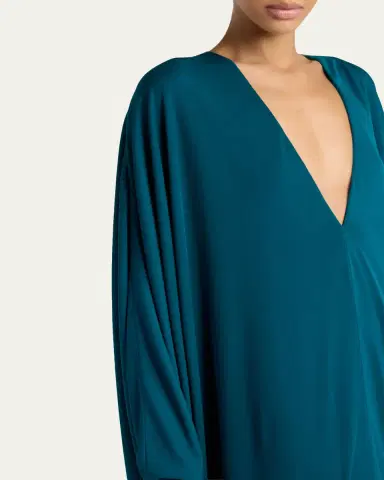 Tom Ford Draped Jersey High-Low Caftan Dress | Thumbnail 5