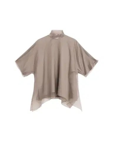 Brandon Maxwell Cali Scarf-Neck Silk Organza Blouse | Thumbnail 1 Brandon Maxwell Cali Scarf-Neck Silk Organza Blouse | Thumbnail 1