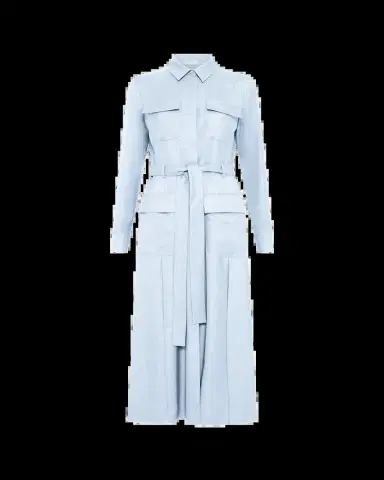 Gabriela Hearst Meyer Meyer Virgin Wool and Silk Belted Midi Shirtdress | Thumbnail 2 Gabriela Hearst Meyer Meyer Virgin Wool and Silk Belted Midi Shirtdress | Thumbnail 2
