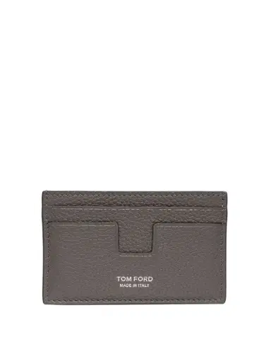 Tom Ford Men's T Line Soft Grain Leather Card Holder | Thumbnail 1 Tom Ford Men's T Line Soft Grain Leather Card Holder | Thumbnail 1