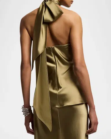 Ralph Lauren Collection Chilton Satin Top | Thumbnail 2 Ralph Lauren Collection Chilton Satin Top | Thumbnail 2
