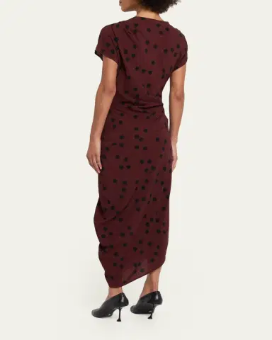 Proenza Schouler Ren Polka Dot Ruched Dress | Thumbnail 3 Proenza Schouler Ren Polka Dot Ruched Dress | Thumbnail 3