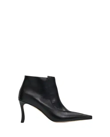 Manolo Blahnik 90mm Milleta Leather Ankle Boots | Thumbnail 1