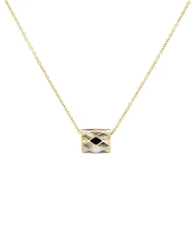 Tile Inlay Bead, Tiger's Eye