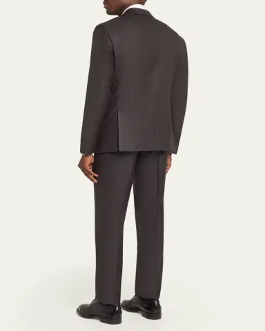 Giorgio Armani Men's Soft Line Micro-Check Two-Piece Suit | Thumbnail 3
