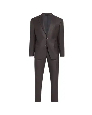 Giorgio Armani Men's Soft Line Micro-Check Two-Piece Suit | Thumbnail 1