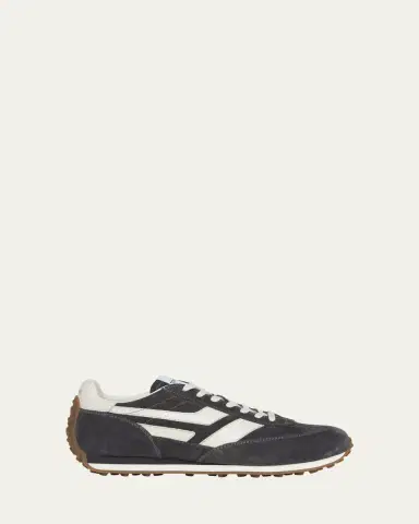 Tom Ford Men's Mick Suede and Leather Low-Top Sneakers | Thumbnail 6