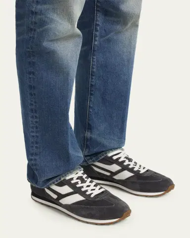 Tom Ford Men's Mick Suede and Leather Low-Top Sneakers | Thumbnail 7