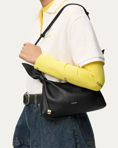 Loewe Scarf Mini Knotted Leather Shoulder Bag | Thumbnail 2 Loewe Scarf Mini Knotted Leather Shoulder Bag | Thumbnail 2