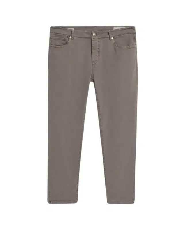 Brunello Cucinelli Men's Dyed Denim Slim-Straight Leg Five-Pocket Pants