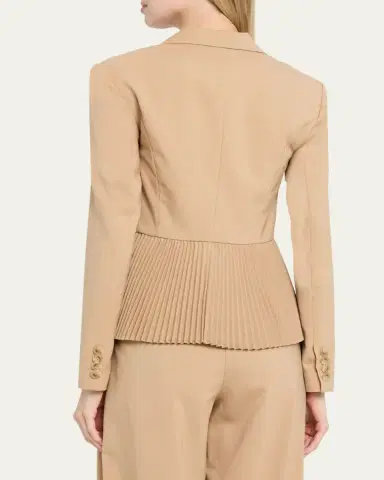 Ulla Johnson Greta Pleated Blazer | Thumbnail 3 Ulla Johnson Greta Pleated Blazer | Thumbnail 3