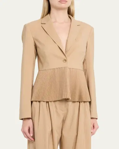Ulla Johnson Greta Pleated Blazer | Thumbnail 4 Ulla Johnson Greta Pleated Blazer | Thumbnail 4