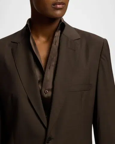 Ralph Lauren Collection Marcy Wool-Blend Jacket | Thumbnail 4 Ralph Lauren Collection Marcy Wool-Blend Jacket | Thumbnail 4