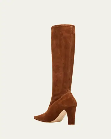 Manolo Blahnik 90mm Pavisco Suede Knee-High Boots | Thumbnail 2 Manolo Blahnik 90mm Pavisco Suede Knee-High Boots | Thumbnail 2