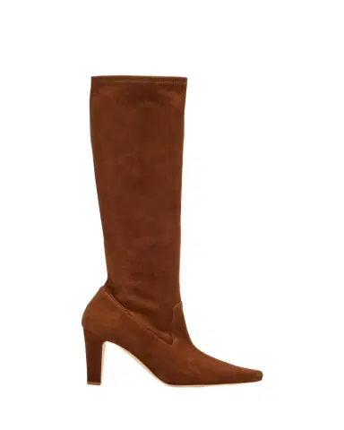Manolo Blahnik 90mm Pavisco Suede Knee-High Boots | Thumbnail 1 Manolo Blahnik 90mm Pavisco Suede Knee-High Boots | Thumbnail 1