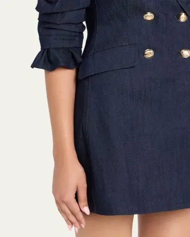 Cinq à Sept Bekah Denim Mini Dress | Thumbnail 5