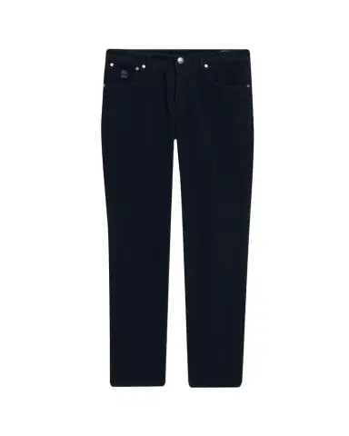 Brunello Cucinelli Men's Micro-Corduroy Straight Leg Five-Pocket Pants | Thumbnail 1