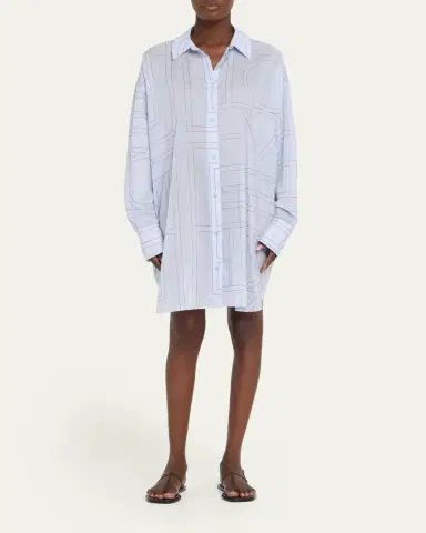 TOTEME Long Summer Shirtdress | Thumbnail 2 TOTEME Long Summer Shirtdress | Thumbnail 2