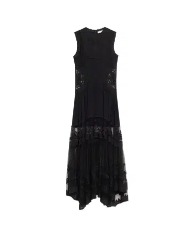 Ulla Johnson Floral Lace Silk Crepe De Chine Gown | Thumbnail 1