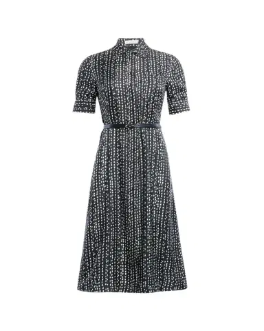 Altuzarra Kieran Abstract-Print Short-Sleeve Midi Shirtdress With Belt | Thumbnail 1 Altuzarra Kieran Abstract-Print Short-Sleeve Midi Shirtdress With Belt | Thumbnail 1