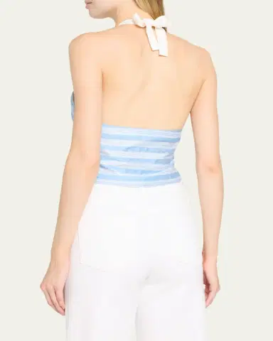 Simkhai Caprie Halter Top | Thumbnail 3 Simkhai Caprie Halter Top | Thumbnail 3
