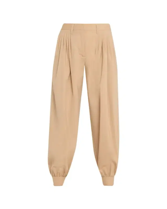 Luella Pleated Wool-Blend Pants