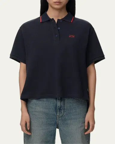 Loewe Trapeze Short-Sleeve Polo Shirt | Thumbnail 4 Loewe Trapeze Short-Sleeve Polo Shirt | Thumbnail 4