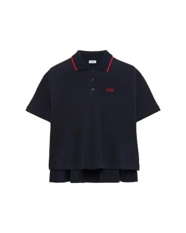 Loewe Trapeze Short-Sleeve Polo Shirt | Thumbnail 1 Loewe Trapeze Short-Sleeve Polo Shirt | Thumbnail 1