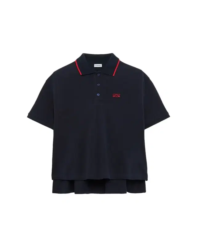 Loewe Trapeze Short-Sleeve Polo Shirt