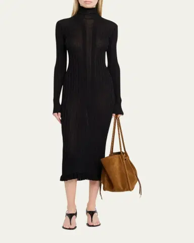 Proenza Schouler Monet Dress in Fine Bobble Knit | Thumbnail 2