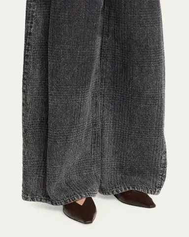 Brunello Cucinelli Leather Square-Toe Slingback Flats | Thumbnail 2 Brunello Cucinelli Leather Square-Toe Slingback Flats | Thumbnail 2