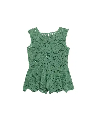 Ulla Johnson Cora Sleeveless Crochet Top | Thumbnail 1