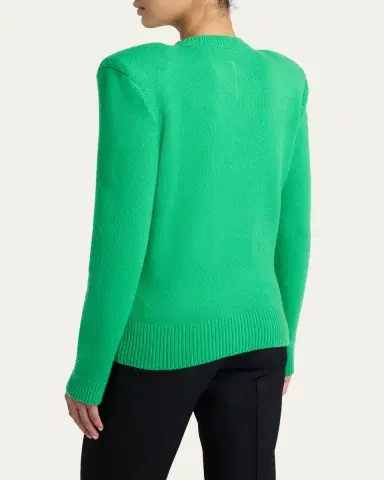 Tom Ford Long-Sleeve Cotton Crewneck Sweater | Thumbnail 3 Tom Ford Long-Sleeve Cotton Crewneck Sweater | Thumbnail 3
