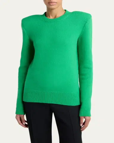 Tom Ford Long-Sleeve Cotton Crewneck Sweater | Thumbnail 4 Tom Ford Long-Sleeve Cotton Crewneck Sweater | Thumbnail 4