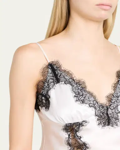 L'Agence Kimber Lace-Trim Silk Cami | Thumbnail 4 L'Agence Kimber Lace-Trim Silk Cami | Thumbnail 4
