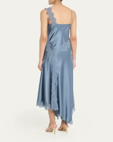 Veronica Beard Vernon Lace Silk Slip Dress | Thumbnail 3 Veronica Beard Vernon Lace Silk Slip Dress | Thumbnail 3