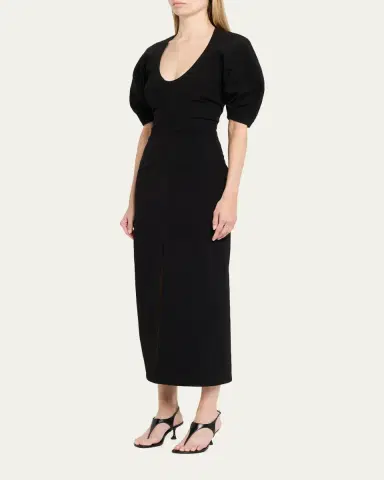 Proenza Schouler Clarissa Dress in Bi-Stretch Cotton Nylon | Thumbnail 4 Proenza Schouler Clarissa Dress in Bi-Stretch Cotton Nylon | Thumbnail 4