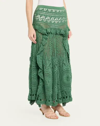 Ulla Johnson Florette Crochet Maxi Skirt | Thumbnail 4 Ulla Johnson Florette Crochet Maxi Skirt | Thumbnail 4