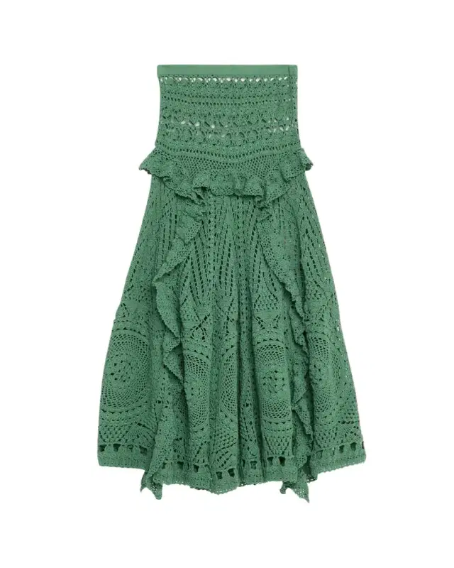 Ulla Johnson Florette Crochet Maxi Skirt