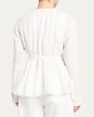 TWP Pleated Poet Blouse | Thumbnail 3 TWP Pleated Poet Blouse | Thumbnail 3