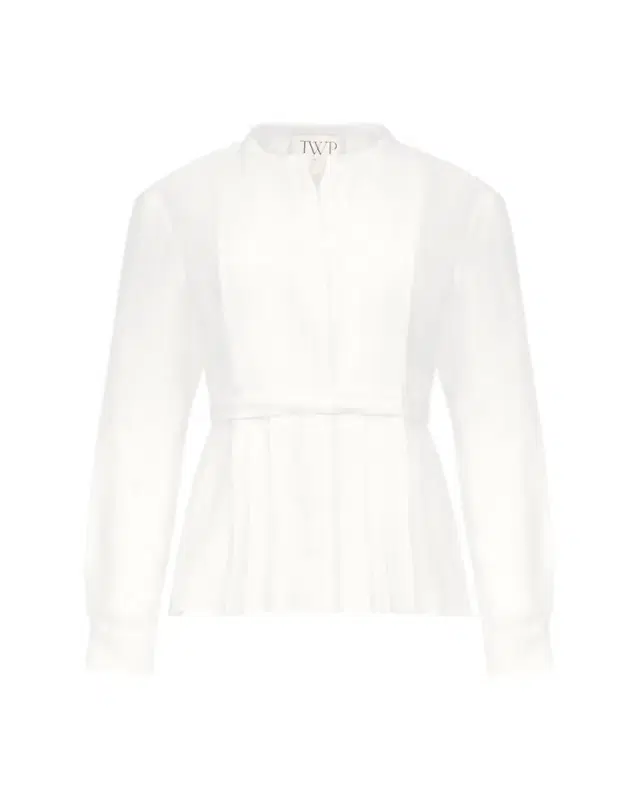 Pleated Poet Blouse