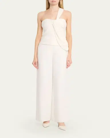 Simkhai Nathreen Draped One-Shoulder Top | Thumbnail 2 Simkhai Nathreen Draped One-Shoulder Top | Thumbnail 2